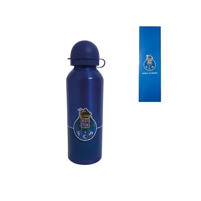 Garrafa desportiva azul FC Porto com embalagem