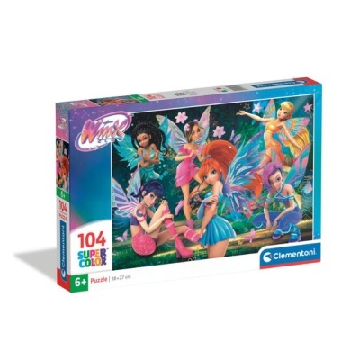 Caixa de quebra-cabeças Clementoni Winx 104 peças