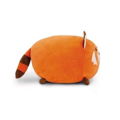 Pelúcia de raposa laranja arredondada