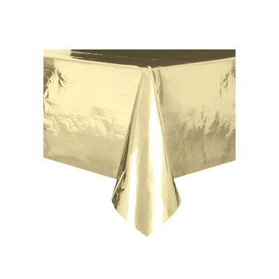 Toalha de mesa dourada brilhante