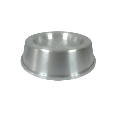 Comedouro metálico redondo para animais