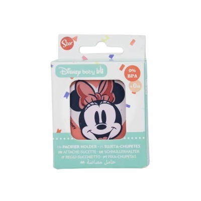 Suporte para chupetas Disney Baby com imagem da Minnie Mouse