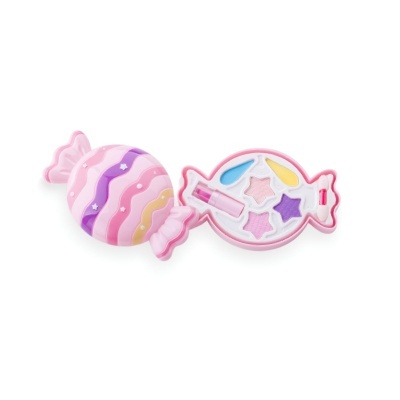 Estojo de maquilhagem infantil em forma de rebuçado com sombras coloridas