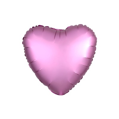 Balão de alumínio rosa em forma de coração