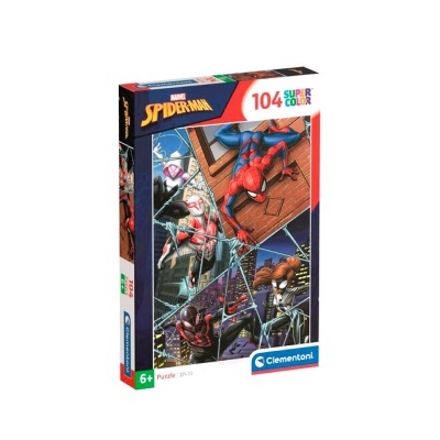 Quebra-cabeças Marvel Spider-Man 104 peças embalagem