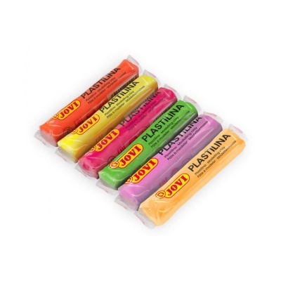 Barras coloridas de plastilina JOVI embaladas individualmente