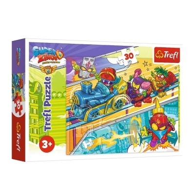 Caixa de puzzle Trefl Super Zings 30 peças para crianças 3+