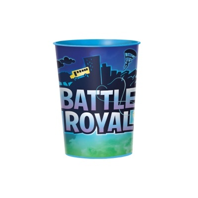 Copo plástico decorado com tema Battle Royale