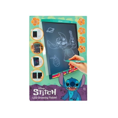 Tablet de desenho LCD da Disney Stitch com desenho no ecrã e caneta