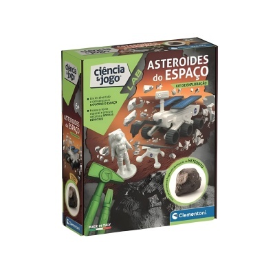 Kit de exploração ASTEROIDES do ESPAÇO Ciência & Jogo para crianças com ferramentas de exploração e moldes.