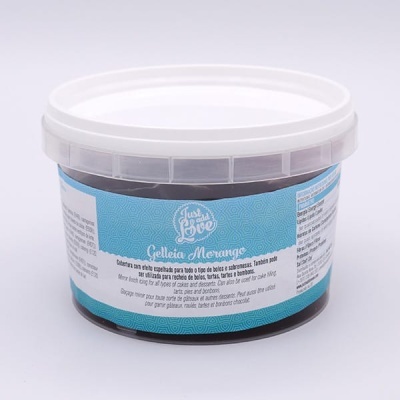 Recipiente plástico com geleia Monarca da marca Just and Love