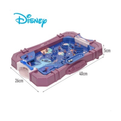 Jogo portátil pinball Disney com Stitch em azul e roxo