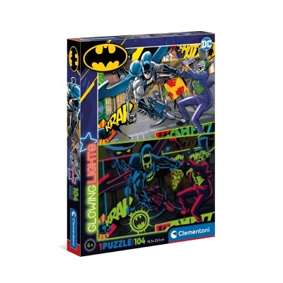 Caixa de puzzle Batman e Coringa da Clementoni