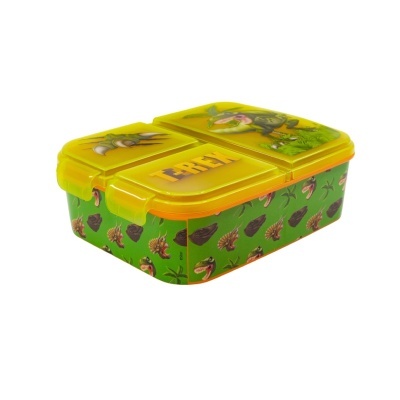 Caixa infantil com tema de dinossauros T-REX