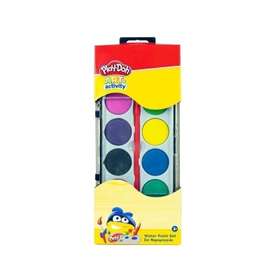 Conjunto de aguarelas Play-Doh com 8 cores e pincel