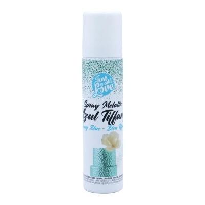 Spray metálico Azul Tiffany para decoração