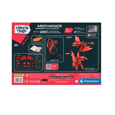 Caixa do jogo educativo Ciência & Jogo Mechanics Dragão Flutuante para crianças 8+