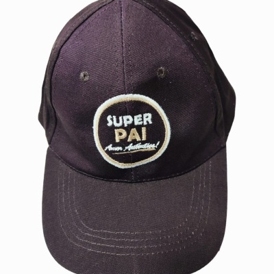 boné preto com bordado SUPER PAI Amor Infinito