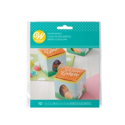 Caixas decorativas para lembranças da Wilton em embalagem transparente