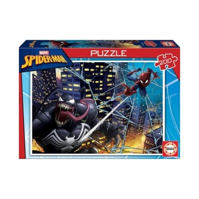 Caixa de puzzle Marvel Homem-Aranha com 200 peças