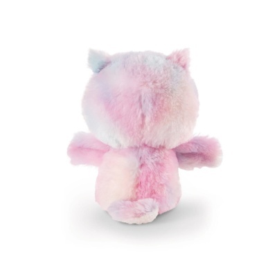 Pelúcia rosa macia em formato de animal com asas