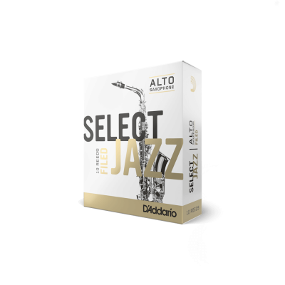Embalagem de palhetas para saxofone alto D'Addario Select Jazz 2,5