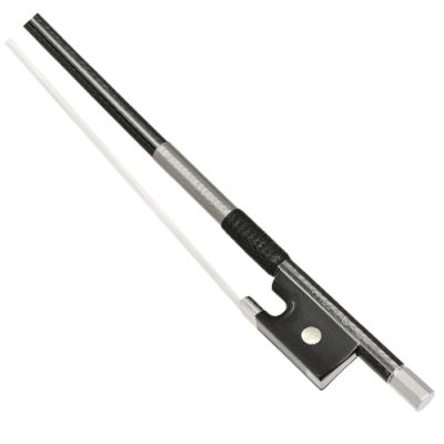 Arco para violino com crina branca e cabo preto