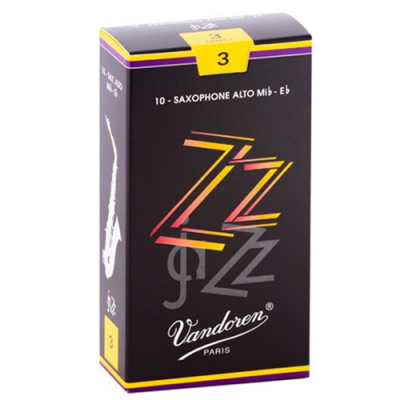 Caixa de palhetas Vandoren para saxofone alto Mi bemol número 3