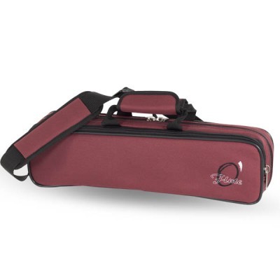 Bolsa vinho para flauta com alça preta acolchoada