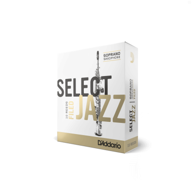 Embalagem D'Addario Select Jazz para saxofone soprano