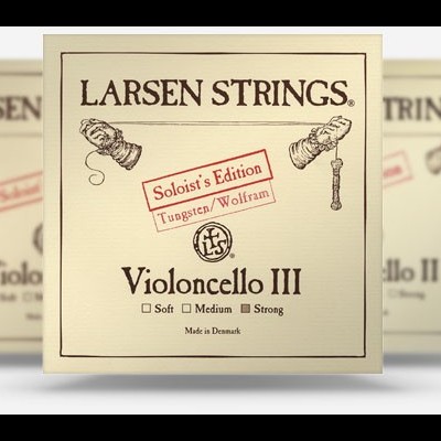 Embalagem de cordas para violoncelo LARSEN STRINGS Soloist's Edition