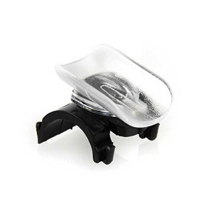 Peça de apoio preto com parte superior transparente