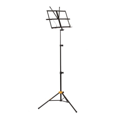 Suporte para partituras preto em fundo branco