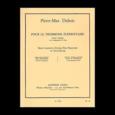 Capa de partitura amarela com texto em várias línguas