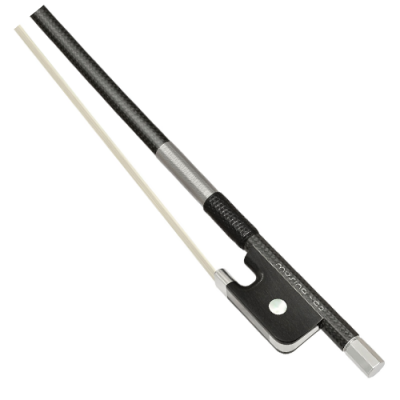 Arco para violino com madeira preta e fibra de carbono