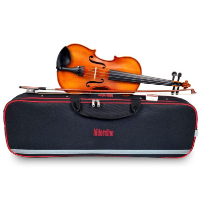Violino com arco e caixa preta da marca hidersine