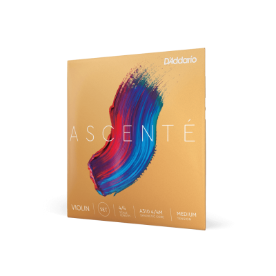 Embalagem de conjunto de cordas para violino D'Addario ASCENTÉ