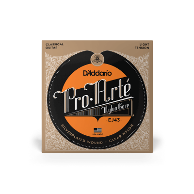Pacote de cordas para guitarra clássica D'Addario Pro-Arté