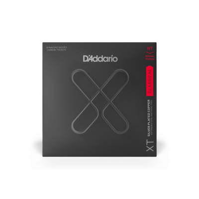 Embalagem preta de cordas para violão clássico D'Addario