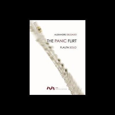 Capa de livro com flauta transparente e texto do título e autor