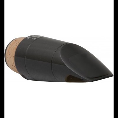 Boquilha preta para instrumento de sopro com vedante de cortiça