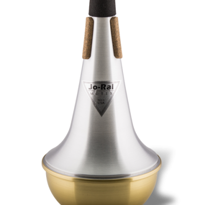 Mudo metálico Jo-Ral Mutes com acabamento prata e dourado e almofadas de cortiça