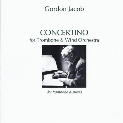 Capa de partitura musical Concertino for Trombone & Wind Orchestra de Gordon Jacob