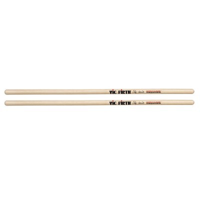 Par de baquetas de bateria Vic Firth American Classic em madeira natural clara