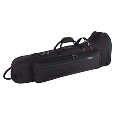 Estojo rígido preto para guitarra com alças e bolso exterior