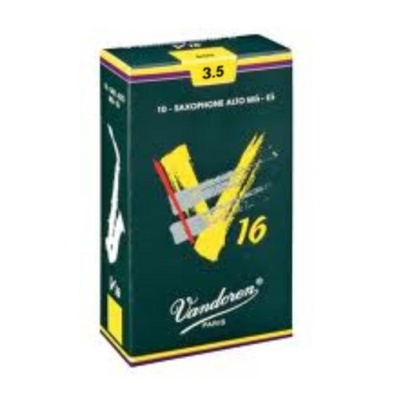 Caixa de palhetas Vandoren V16 para saxofone alto 3.5