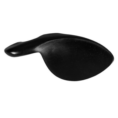 Pá preta ergonómica de plástico com caixa para recolha