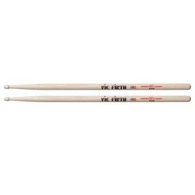 Par de baquetas de bateria Vic Firth American Classic 5A em madeira clara