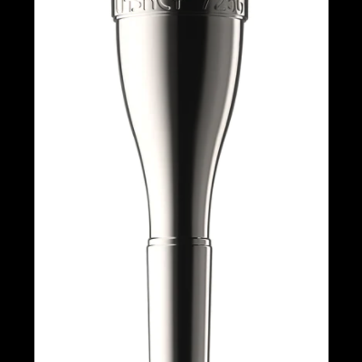 Bocal cromado para instrumento musical