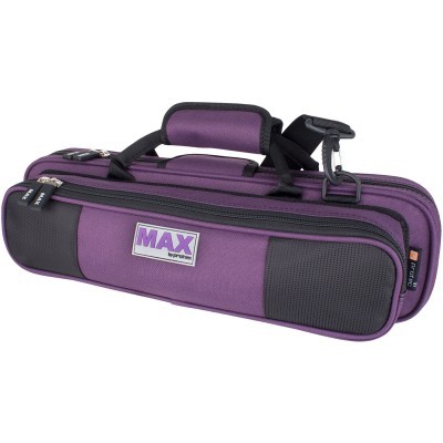 Estojo roxo e preto para instrumento com alça e etiqueta MAX by PRESONUS